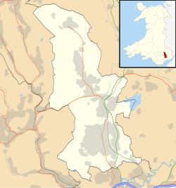 Cwmbran ubicada en Torfaen