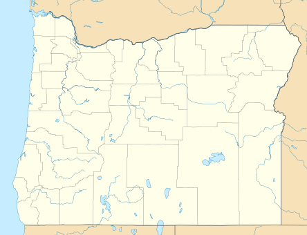 Location map АШЗ Орегон