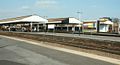 Vauxhall railway station platforms from the western end