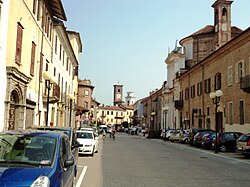 Skyline of Villafranca Piemonte