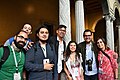 Durante la recepción de Wikimanía 2019. Ayuntamiento de Estocolmo, Suecia.