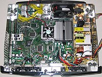 Microsoft Xbox with a modchip installed Xboxinside01.jpg