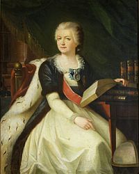 A portrait of Yekaterina Romanovna Vorontsova-Dashkova. Yekaterina Romanovna Vorontsova-Dashkova.jpg