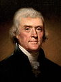Author of the Declaration of Independence and 3rd U.S. President, Thomas Jefferson (Class of 1762)