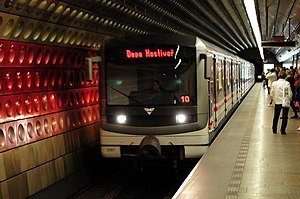 81-71M in Prague metro.