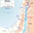 1967 Six Day War - Battle of Golan Heights.svg