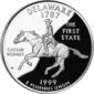 Delaware quarter dollar coin