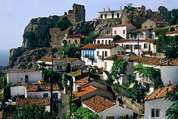 English: Samothrace village, Samothrace island...