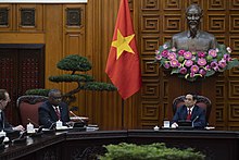 Austin meets with Vietnam's Prime Minister Pham Minh Chinh in Hanoi, Vietnam, July 29, 2021 210729-D-TT977-0321 (51342640608).jpg