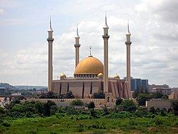 Mosquée nationale d'Abuja au Nigeria.