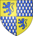 Armoiries de la famille de Lützelbourg (ou Lützelburg), seigneurs de Fléville, branche des comtes de Lutzelbourg.