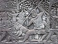 Бітва з чамамі (рэльеф храма Баён, XII ст.)