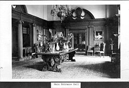 Oak Reception Hall circa 1929-30