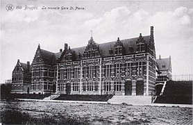 Het station van Brugge-Sint-Pieters (tot 1957)