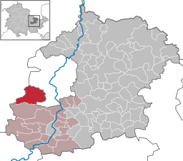 Läget för kommunen Bucha, Thüringen i Saale-Holzland-Kreis