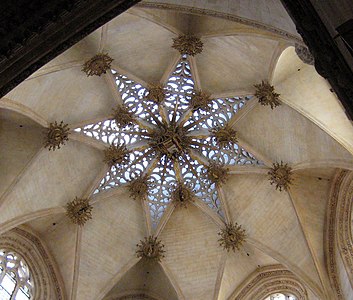 Capilla del Condestable en la Catedral de Burgos, gótico final (1482).