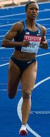 Carmelita Jeter gewann wie schon bei den Weltmeisterschaften 2007 eine Bronzemedaille
