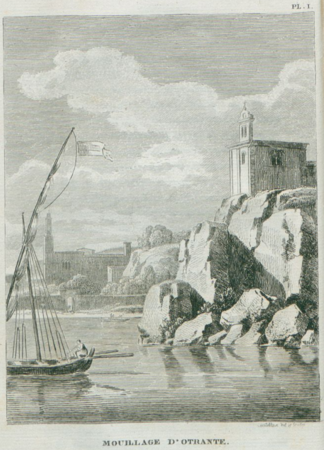 Lettres sur l'Italie, 1819 – Otranto, Scogliera