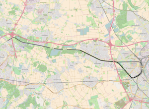 Spoorlijn Neuss - Neersen op de kaart