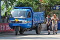 A Wuzheng three-wheeled truck in Ruicheng County, Shanxi, China in 2017.