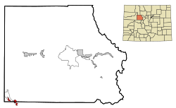 Location in Eagle County and the State of Colorado