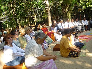 Today at Sarvodaya's Early Morning meditation