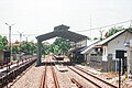 Kondisi emplasemen Stasiun Cilegon.