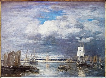 Le Port de Camaret par ciel d'orage, 1873 Palais des Beaux-Arts de Lille[48]