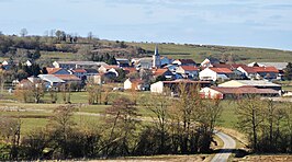 Schilderachtig dorpsgezicht van Fraquelfing / Frackelfingen