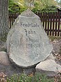 Gedenkstein zu Ehren Friedrich Ludwig Jahns am Soltauer Hindenburgstadion