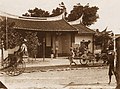 台北厅舍是台北厅的行政中枢。图中所示，初期沿用台北府署，因此外观与清代的府衙无异。
