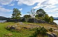 Den gamle kirkegården på Herøya, hvor kirken stod. Foto: Jan-Tore Egge