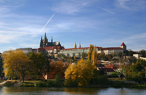 Panoramic view of Prague Castle