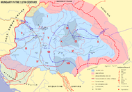 Карта Венгерского Королевства