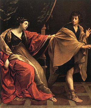 Joseph and Potiphar's Wife'', by Guido Reni 1631