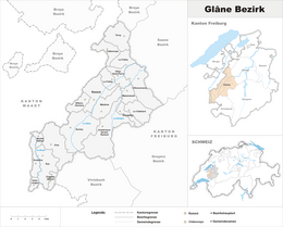 Glâne – Mappa