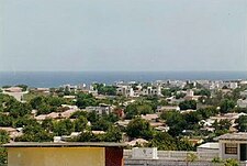 Vista da cidade de Kismayo