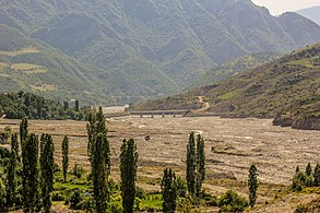 Natur des Dorfes Lahıc