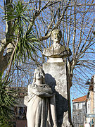 Jean Magrou (1869-1945), Monument à Alexandre Laissac (1920, détail), Olargues.