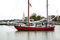 Le bateau «Joshua» de Bernard Moitessier dessiné par l'architecte Jean Knocker.