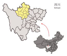 Prefettura autonoma tibetana e qiang di Aba – Mappa