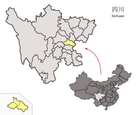 Localisation de Ziyang