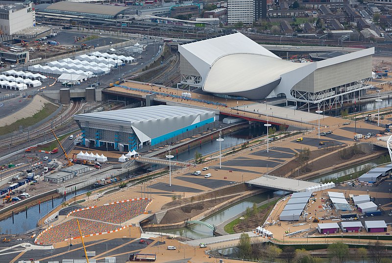 Die Waterpolo-arena en die Akwatiese Sentrum