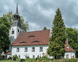 Evangelický kostel v místní části Lorenzkirch