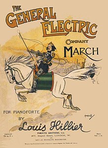 Louis Hillier dans la General Electric Company March, 1904.