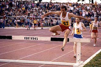 Olympiasieger Bronisław Malinowski bei einem Rennen vier Jahre zuvor