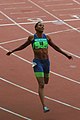 Image 11Marion Jones, after admitting to doping, lost her Olympic medals, was banned from the sport, and spent six months in jail. (from Track and field)