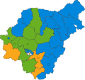 2019 results map