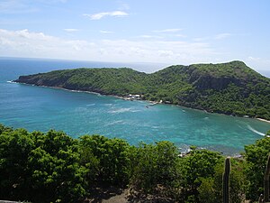 Le Morne Morel depuis le Fort Napoléon