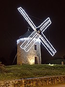 Le Moulin de Buglais (où Moulin à vent des Bénédictins) à Lancieux, dans les Côtes d’Armor.